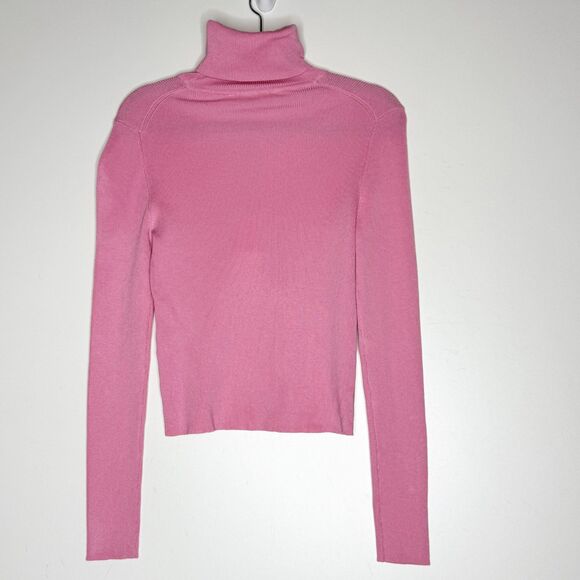 New Zara Basic Rib Knit Turtleneck Sweater Women's Size Medium - Picture 2 of 7